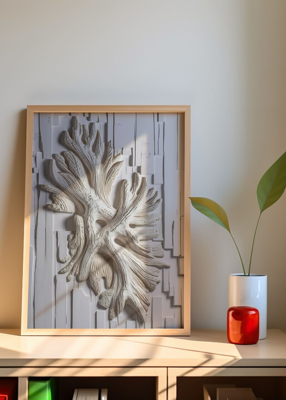 Tablou decorativ, Artnewclahsp59-5070, Lemn masiv, MDF, Multicolor - view 2