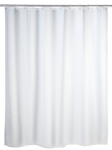 Perdea de dus, Wenko, 180 x 200 cm, 100% poliester, alb