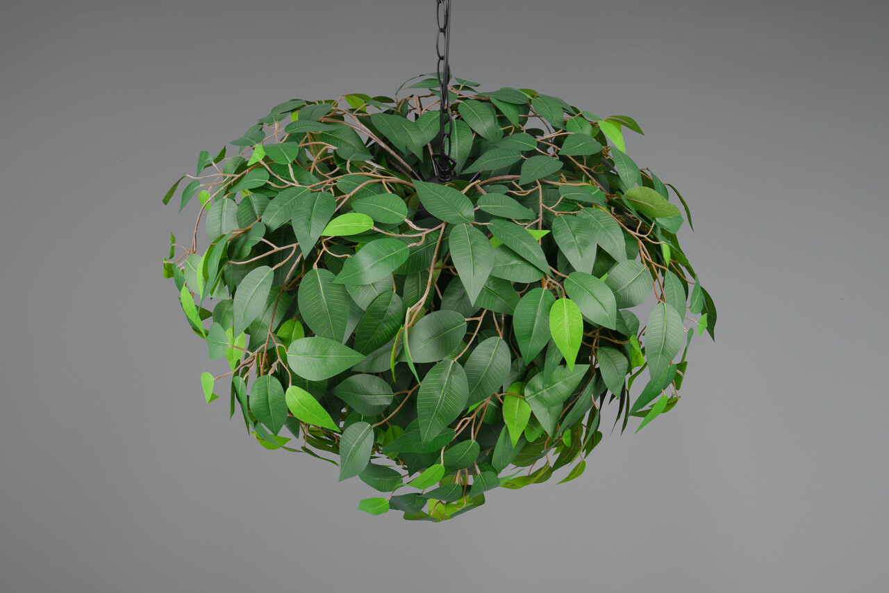 Lustra Leavy, RL, 70x150 cm, 28W, 4x E14, metal, verde