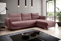 Coltar extensibil dreapta 3 locuri ELTAP, RT-24VE, Silva, 276x201x100 cm, lemn/poliester, roz inchis