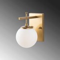 Aplica de perete, Fulgor, 942FLG2213, Metal, Auriu