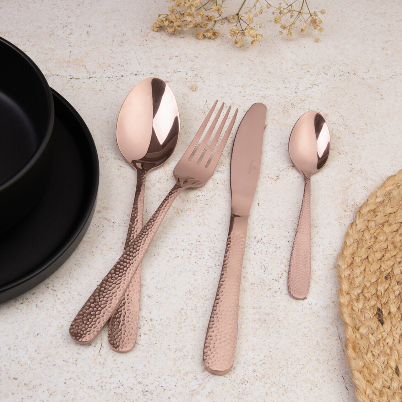 Set tacamuri 24 piese Berlinger Haus, I-Rose, inox, roz - imagine 2