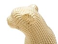Statueta / Decoratiune Leopard, Mauro Ferretti, 23x15.5x29 cm, polirasina, auriu