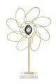 Decoratiune, Glam Daisy, Mauro Ferretti, 24x37.5 cm, fier, auriu