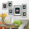 Set 6 tablouri decorative, SET_087, Lulu, 24x29 cm/24x44 cm, plastic