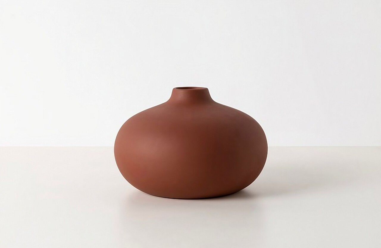 Vaza, CY0189, Ceramica, Caramiziu