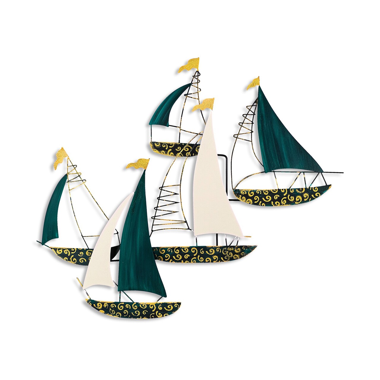 Decoratiune de perete, Kadırga 2, Dimensiuni: 77 x 91 cm, Multicolor - imagine 6