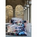 Lenjerie de pat dubla Carnival, Aglika, 3 piese, 200 x 220 cm, 100% bumbac, multicolora