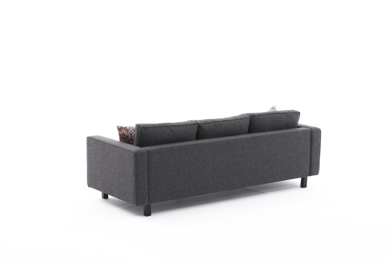 Canapea 3 locuri, Atelier del Sofa, 613LFS1182, Antracit — imaginea 7
