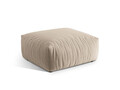 Taburet, Chris-184, Micadoni Home, 100x100x43 cm, catifea, ecru