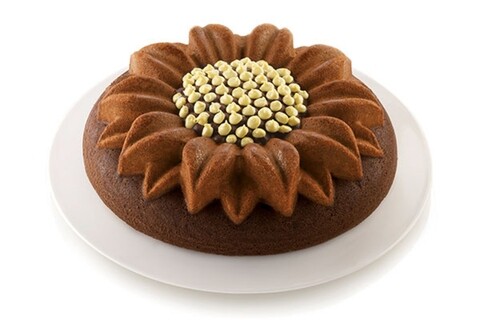 Forma de copt din silicon Sunflower, Silikomart Fancy & Function, Ø26 cm, 2.2 L
