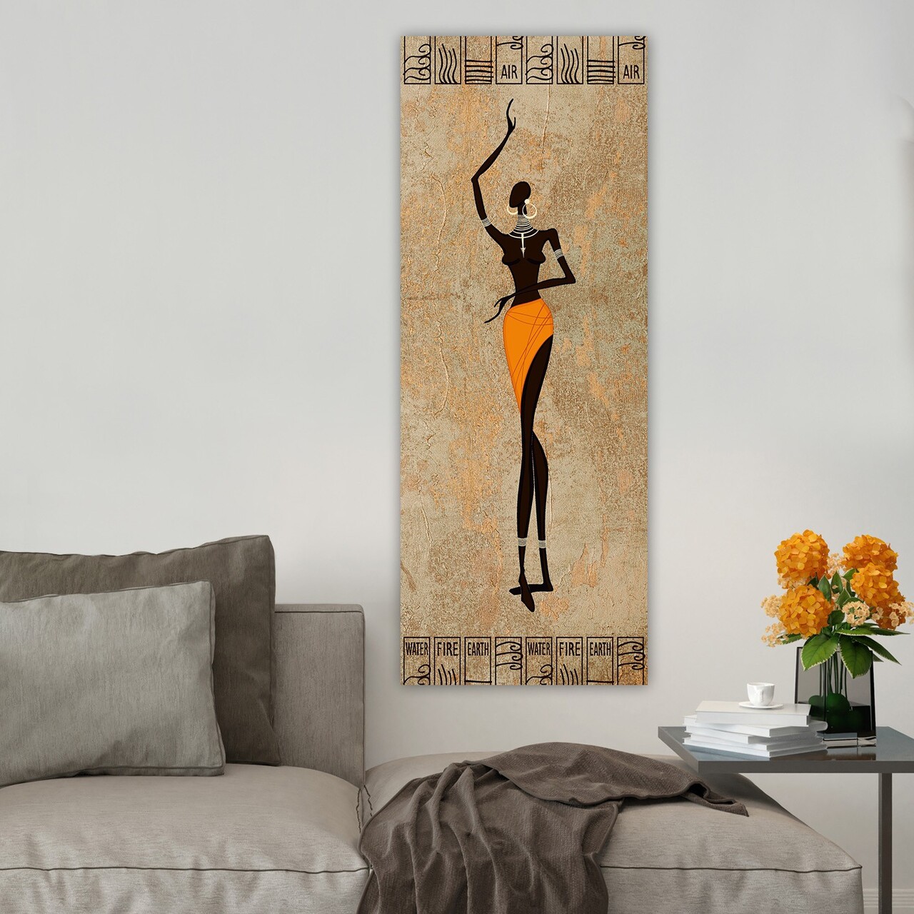 Tablou decorativ DKY101232160109_3080 30 x 80 cm Multicolor