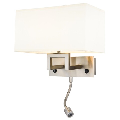 Aplica de perete, HAP-9072-M2-N, Aurora, 28 x 20 x 50 cm, 1 x E27, 60W, crom Aplice si plafoniere