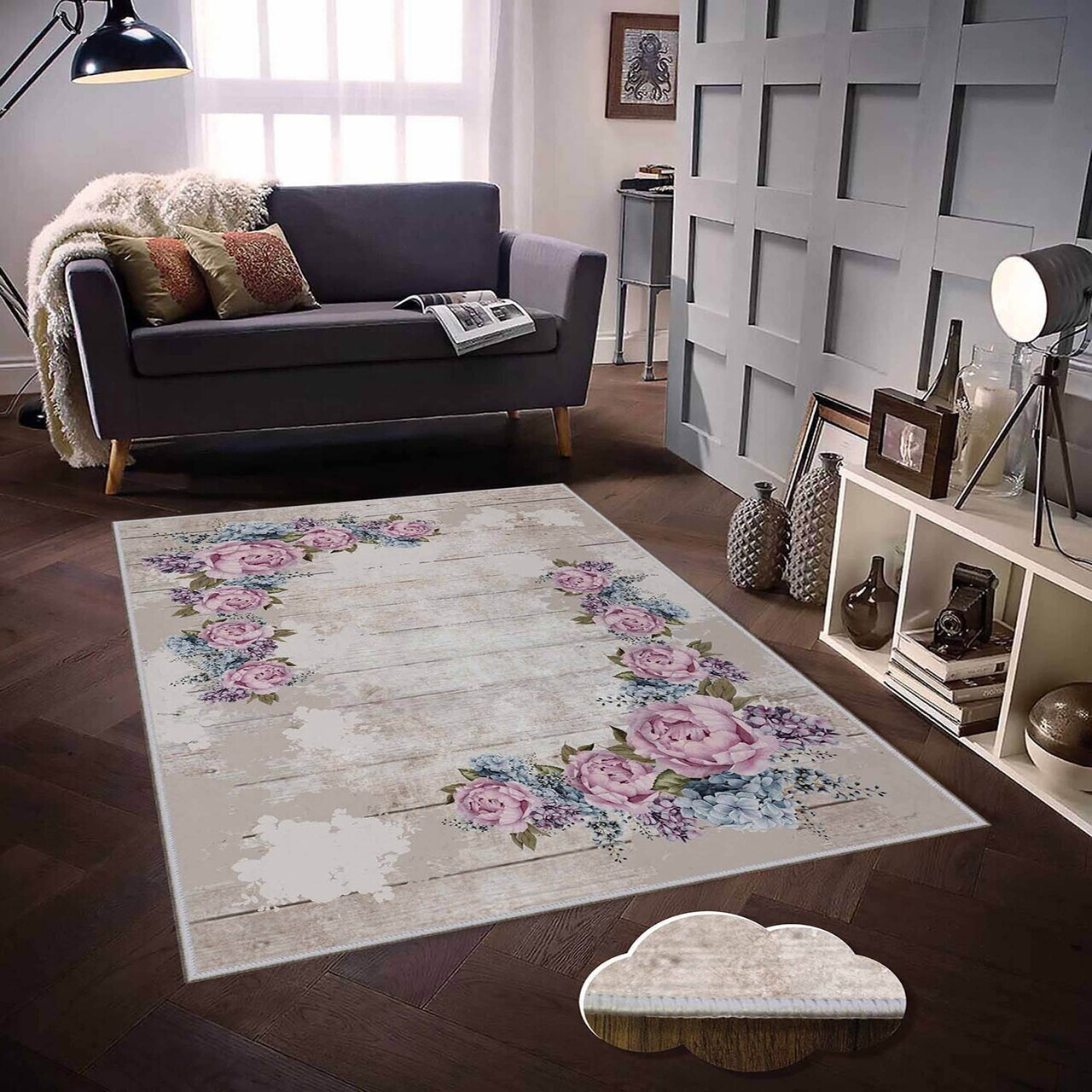Covor Eexfab586 160x230 cm Poliester Multicolor