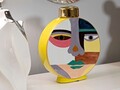 Vas decorativ Piccassy Round, Mauro Ferretti, 23x9x28 cm, ceramica, multicolor