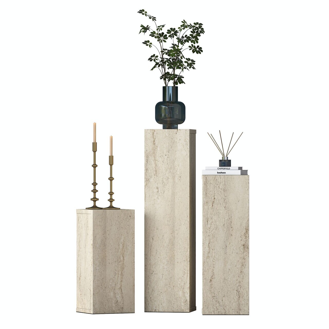 Set masute 2 piese, Hanah Home, AD106, PAL melaminat, Travertin - view 10