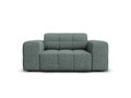 Fotoliu, Jennifer-140, Micadoni Home, 124x102x70 cm, tesatura chenille din poliester, petrol