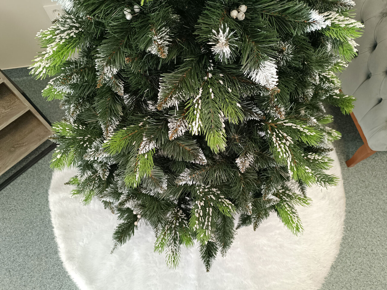 Brad artificial Christmas Deluxe by Sersimo, Diamant, 2D+3D, 180cm — imaginea 6