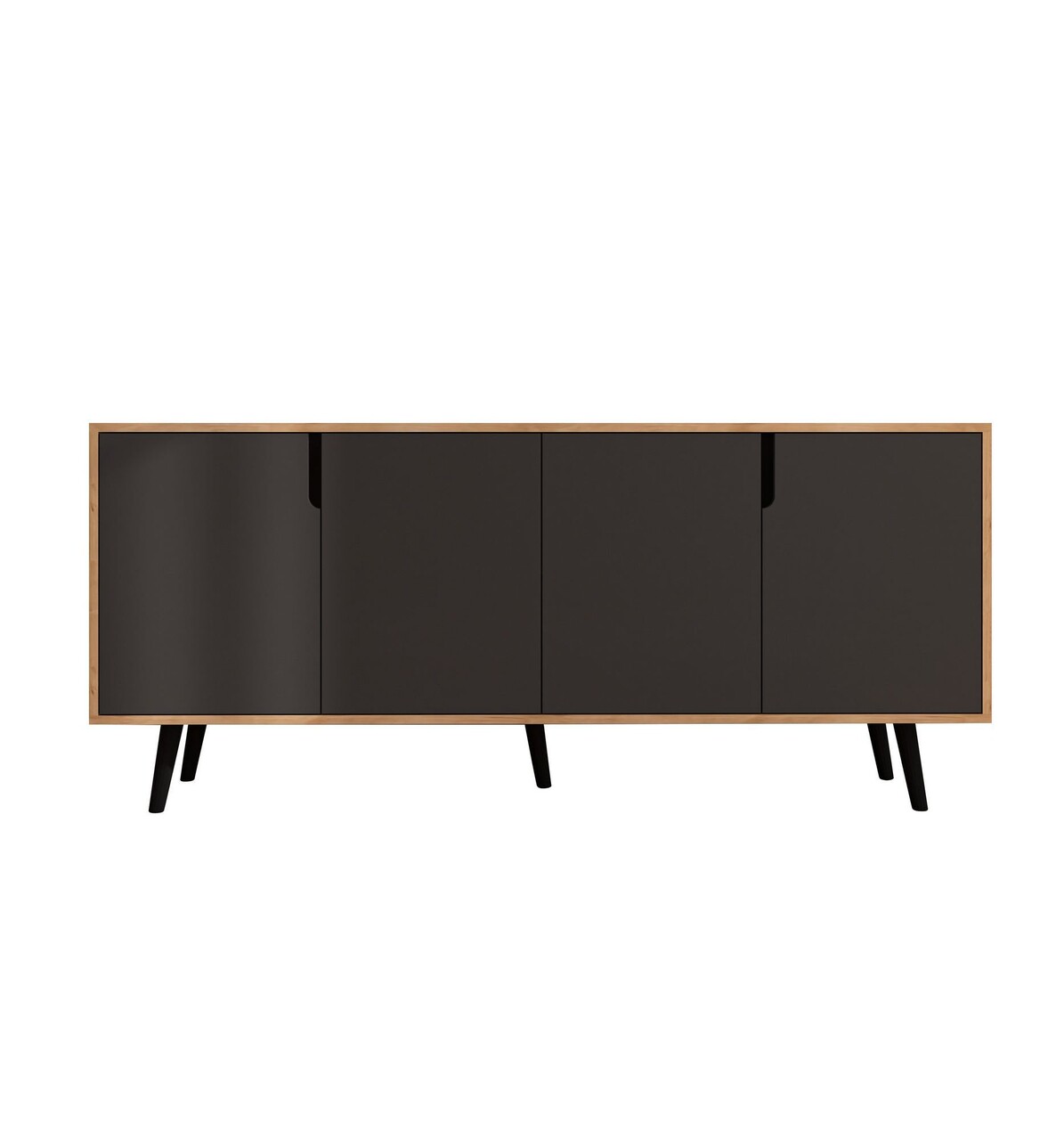Consola, Hanah Home, Latina Modern 180, 180x80x45 cm, PAL, Stejar safir / Antracit - view 4