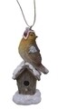 Glob Bird birdhouse, Decoris, 4.5x5x10 cm, poliester, multicolor