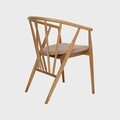 Scaun Calido, Homla, 58x55x78 cm, lemn/poliester, natur