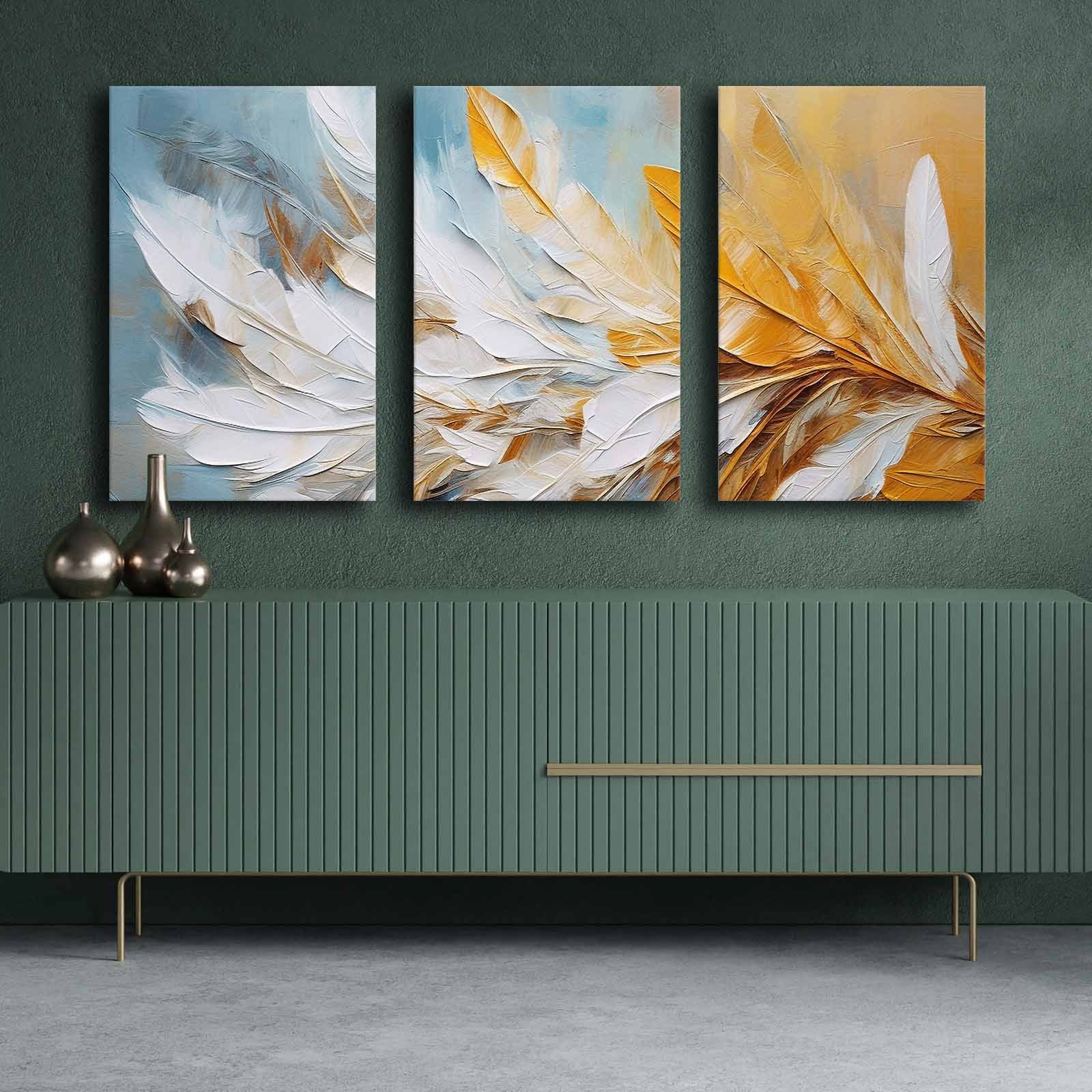 Tablou decorativ, 3P4570GSC-017, Lemn, Multicolor
