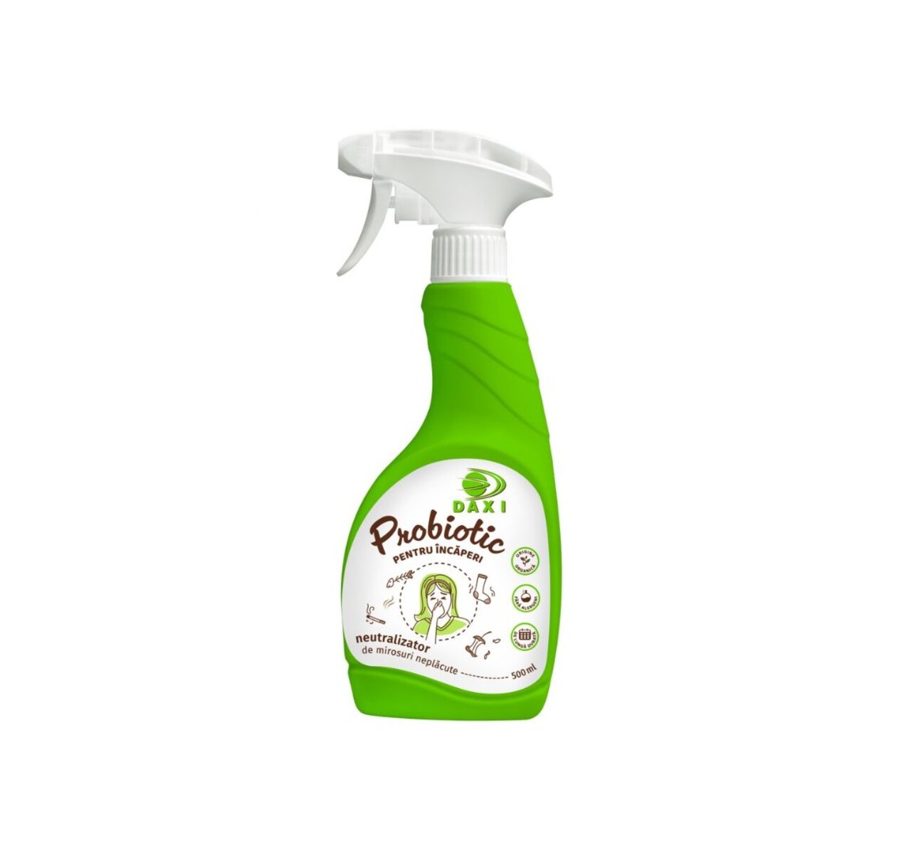 Probiotic pentru incaperi, neutralizator de mirosuri neplăcute, 500 ml, Daxi Probiotic