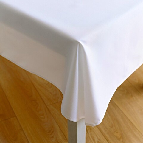 Fata de masa Bedora White, 150x145 cm, 50% bumbac, 50% poliester, TC144