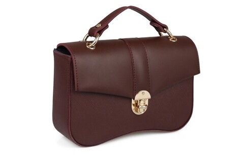Geanta Beverly Hills Polo Club, 655, piele ecologica, visiniu