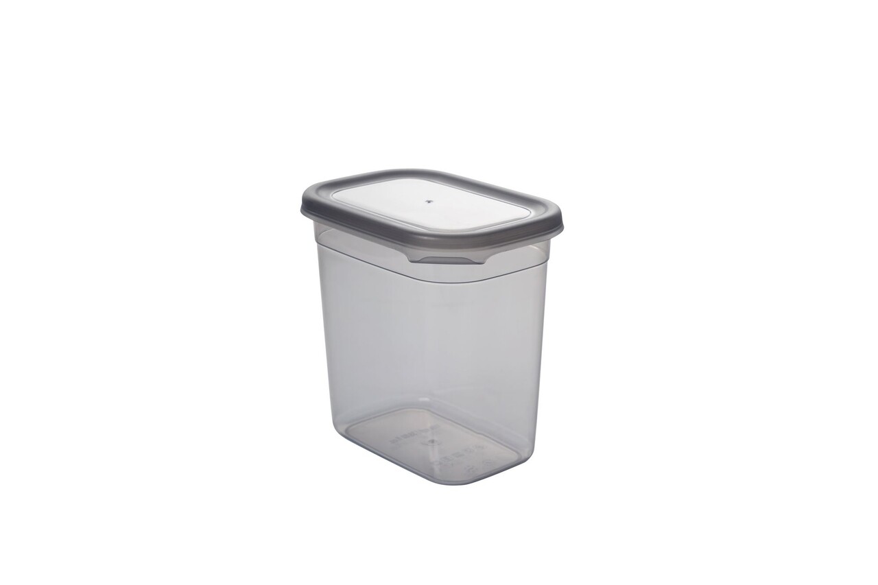 Set recipiente depozitare, Hermia, 964FRM5341, Dimensiune: 14 x 14 x 10 cm / 1150 ml (4 bucăți), Antracit - view 4