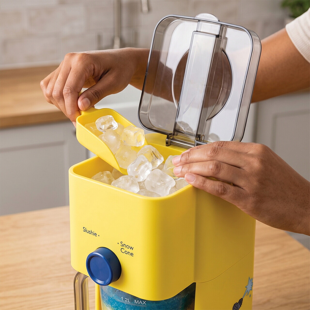 Aparat Slushie, Berlinger, Minions Collection, 30W, 1.1L, galben — imaginea 4