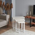 Set masute 3 piese, Tuvalle, Tuval 061, Crem