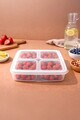 Set recipiente depozitare, Hermia, 430KSV1640, PLASTIC, Dimensiune: 19,5 x 6 cm / 1,6 kg (2 bucăți), Transparent