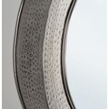 Oglinda decorativa, Adara Nickel, Bizzotto, 80 cm, otel