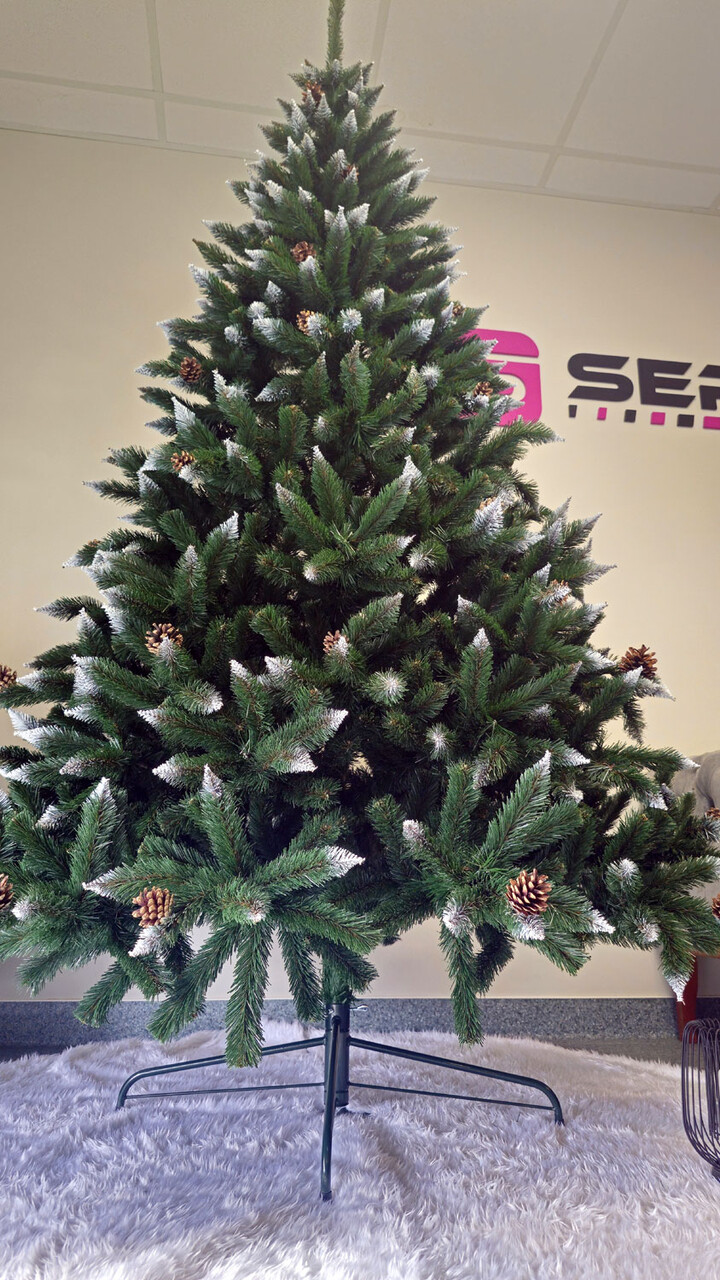 Brad artificial Christmas Deluxe by Sersimo, Danemark, 2D, 220cm — imaginea 9