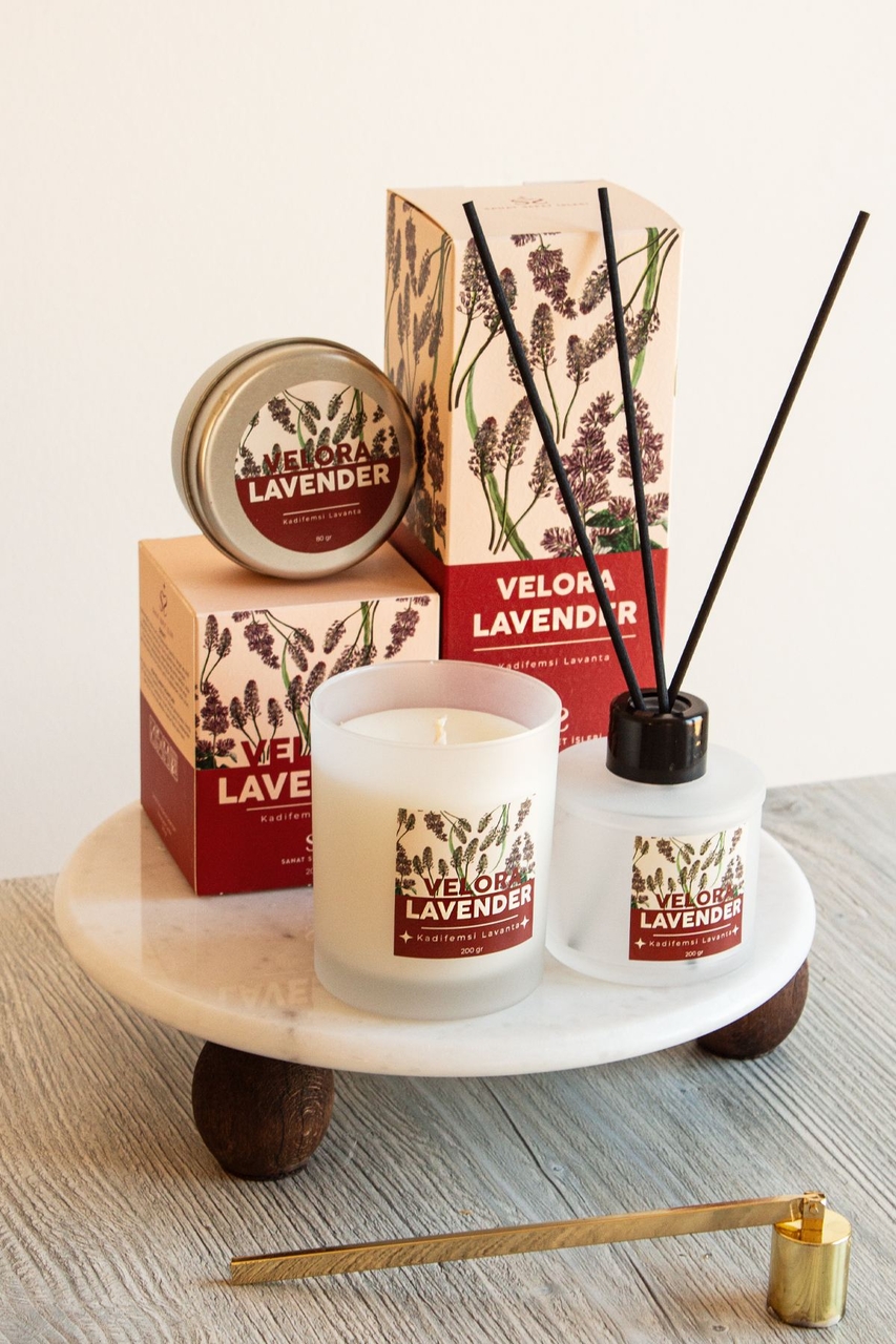 Lumanare, Velore Lavender, Multicolor - view 2