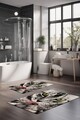 Set covorase de baie, Cartwright, CT-5107, Poliester, Multicolor