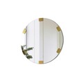 Oglinda decorativa, Neostill, Chakra Mirror, 100% CARTON DURO, Auriu