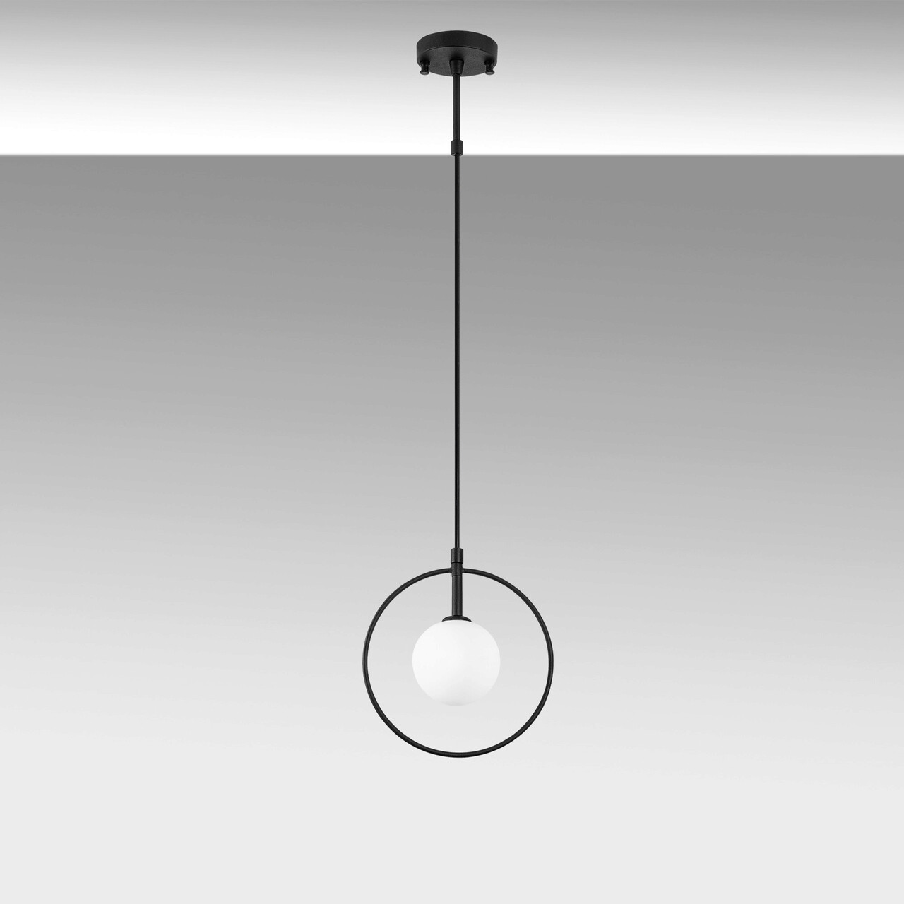 Lustra, Fulgor, 942FLG1126, Metal, Alb/Negru - 2 | YEO