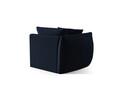 Modul stanga pentru canapea, 1 loc, Chris-184, Micadoni Home, 110x100x80 cm, catifea, albastru regal