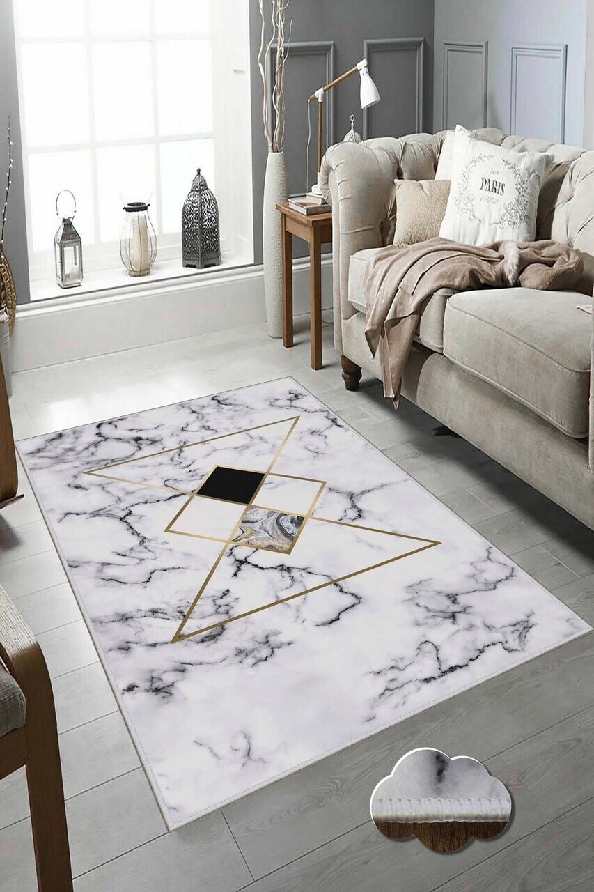 Covor Hmnt860 80x200 cm Poliester Multicolor