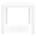 Set mobilier gradina/terasa Haven, 3 piese, aluminiu, alb