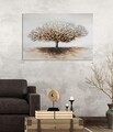 Tablou decorativ Tree Alluminium -A, Mauro Ferretti, 120x80 cm, canvas pictat manual, multicolor