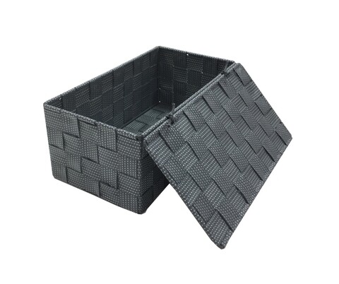 Cutie pentru depozitare Toronto Medium, Compactor, 27x15x11 cm, polipropilena, gri