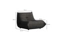 Fotoliu, Atelier del Sofa, 560ARE5228, Frame: No Frame Fountain Support With Chipboard, Gri inchis