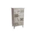 Comoda cu 4 sertare, DKD Home Decor, 51.4 x 34.2 x 90.6 cm, lemn, multicolor