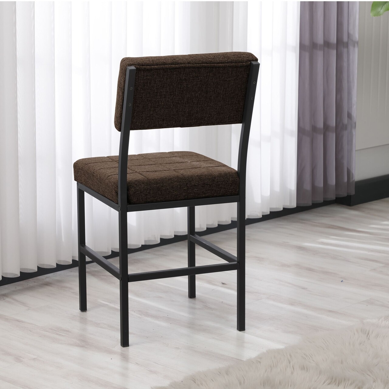 Scaun, Hanah Home, Dubai, 40x82x40 cm, Maro - view 4