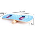Placă de echilibru pentru copii, Rosewood, BLTYZ-AKTV012, 69.5x9x27 cm, Stejar