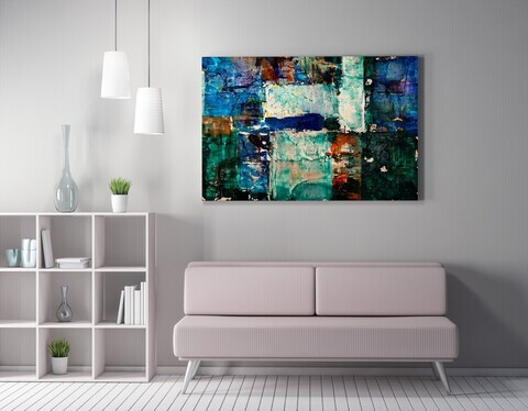 Tablou decorativ, WY335 (70 x 100), Amestec bumbac, Canvas imprimat, Multicolor