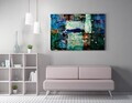 Tablou decorativ, WY335 (70 x 100), Amestec bumbac, Canvas imprimat, Multicolor